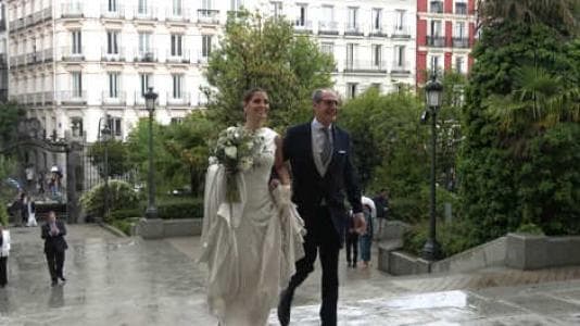 EXCLUSIVA LLEGADA DE ROCIO JIMENEZ A SU BODA CON ALEJANDRO UNGRIA